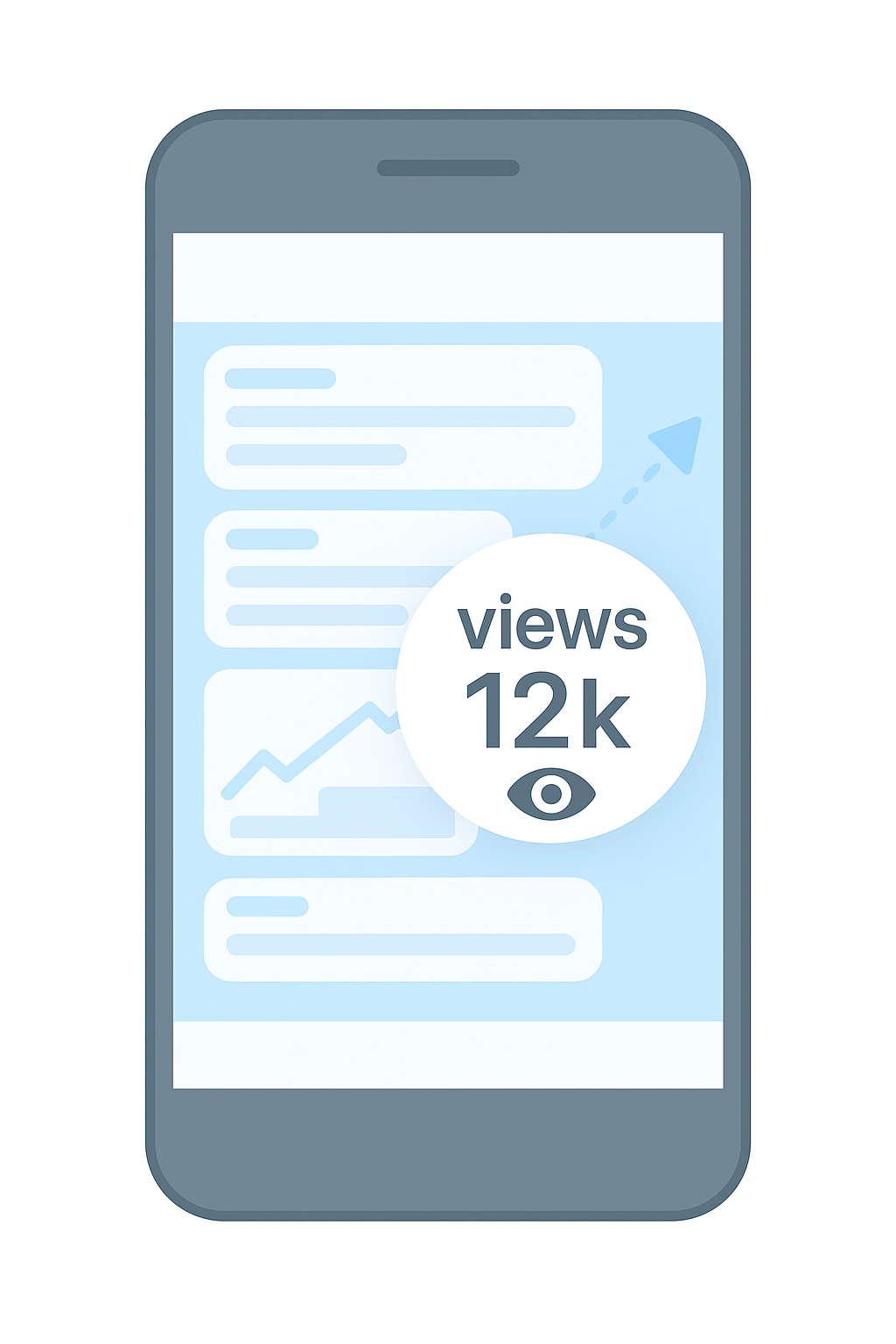 Telegram Views and Engagement Boost Service - Increase post views and engagement